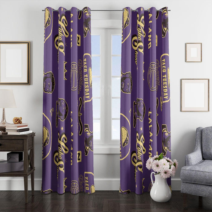 lake show lakers basketball window Curtain