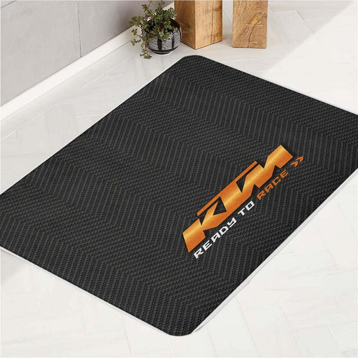 ktm ready to race pattern bath rugs