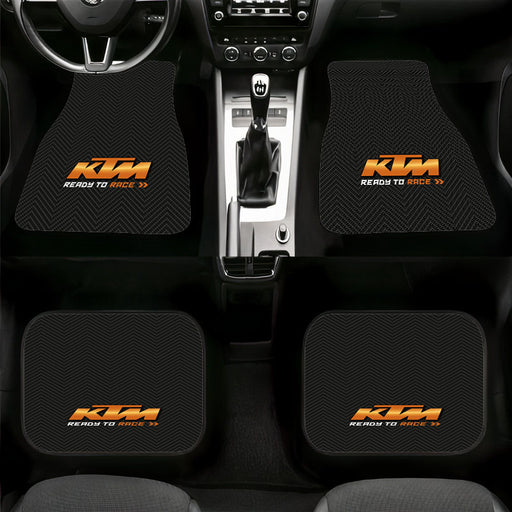 ktm ready to race pattern Car floor mats Universal fit