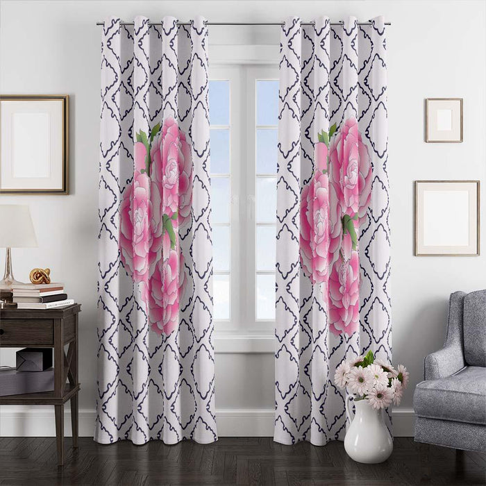 kate spade roses window curtains