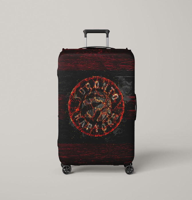 lava toronto raptors broke Luggage Covers | Suitcase