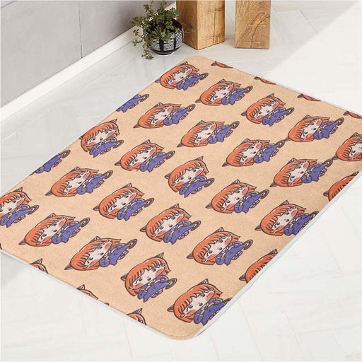 lalisa manoban cartoon blackpink bath rugs