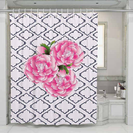 kate spade roses shower curtains