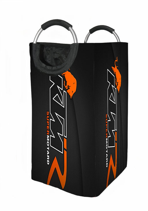 ktm super motard logo Laundry Hamper | Laundry Basket