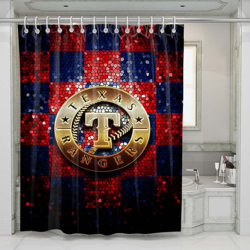 texas rangers shower curtains