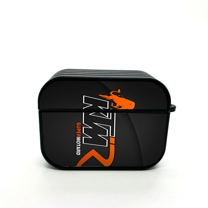 ktm super motard logo airpod case