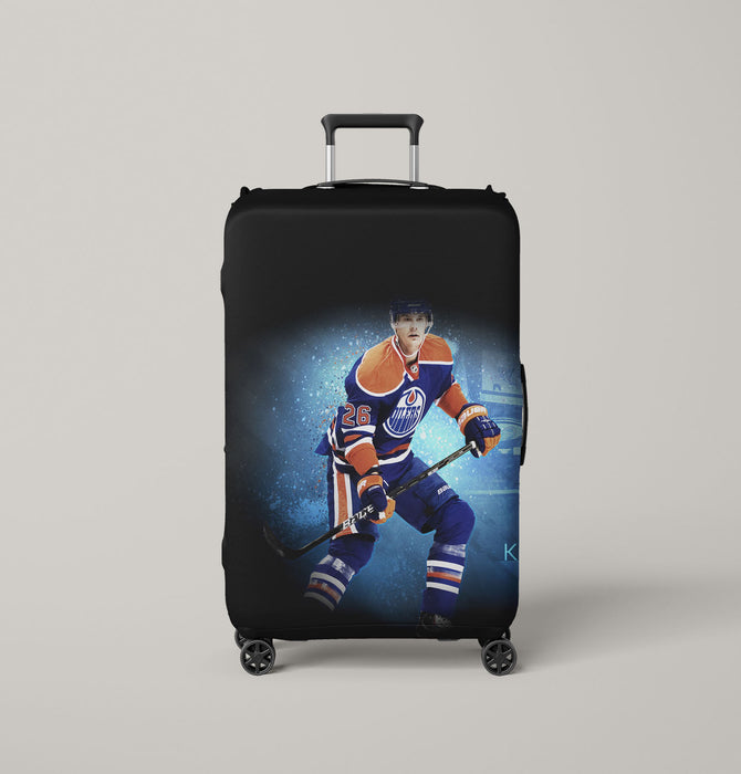 kurtis foster edmonton oilers player Luggage Covers | Suitcase