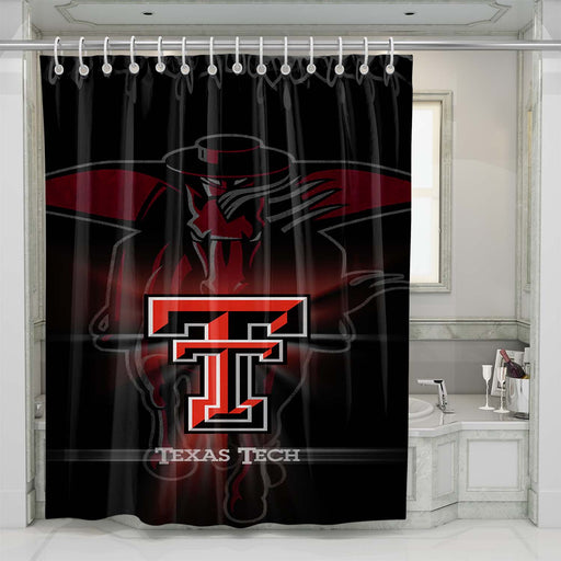 texas tech basketball 2 shower curtains