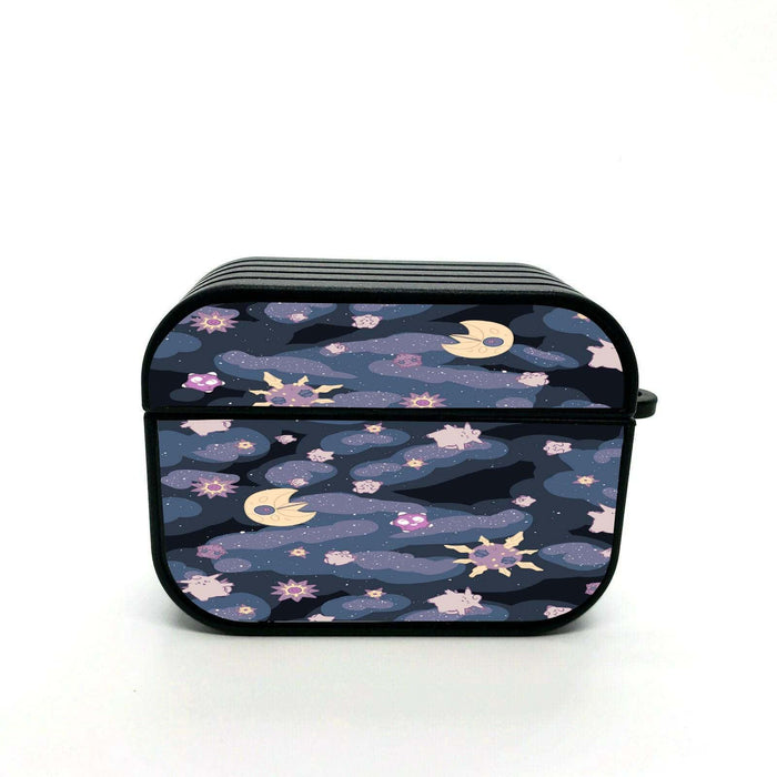 landscape of galaxy cartoon airpods case