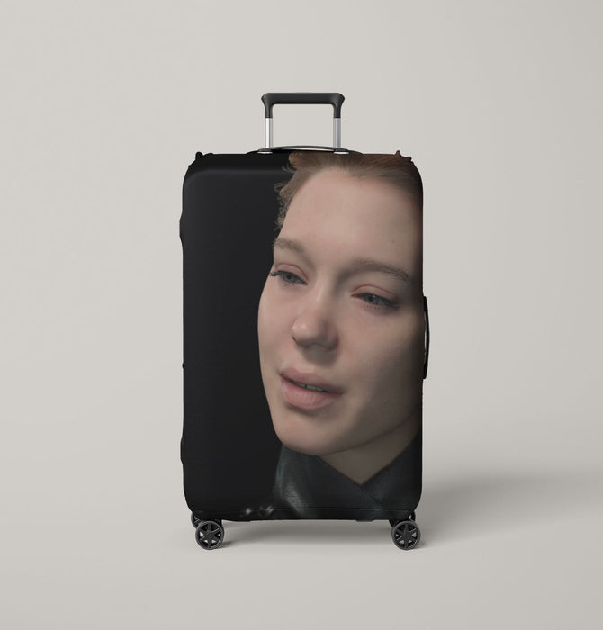 lea seydoux death stranding detail Luggage Covers | Suitcase