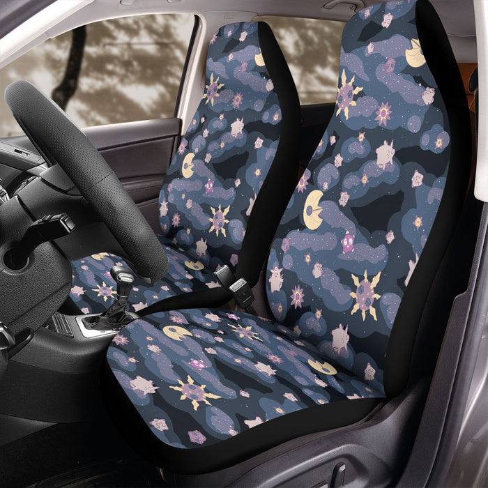 landscape of galaxy cartoon Car Seat Covers