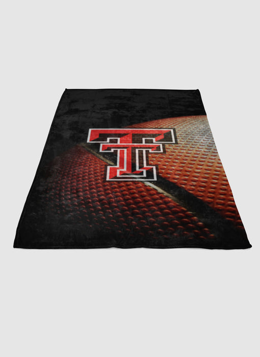 Texas Tech basketball soft fleece blanket