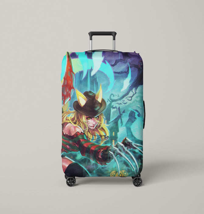 league of legends ahri katarina Luggage Covers | Suitcase