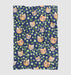 leaf and orange cats pretty Ultra soft fleece blanket