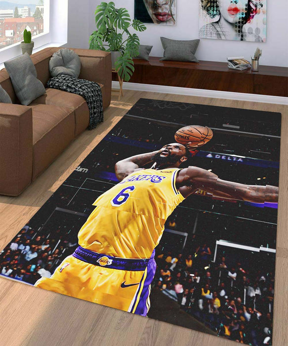 lakers six take a shoot Living room carpet rugs