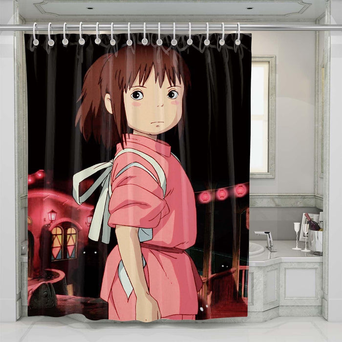 kawaii sen spirited away shower curtains