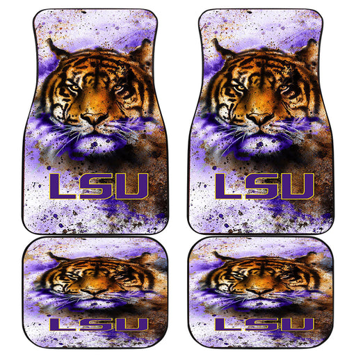 Tigers LSU Logo Wallpaper Car floor mats Universal fit