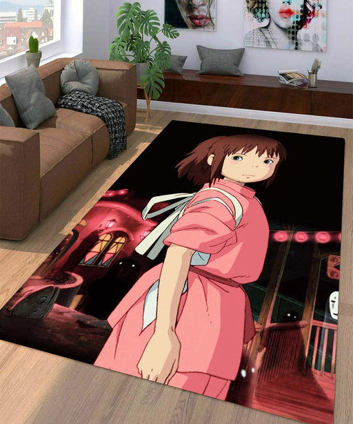 kawaii sen spirited away Living room carpet rugs