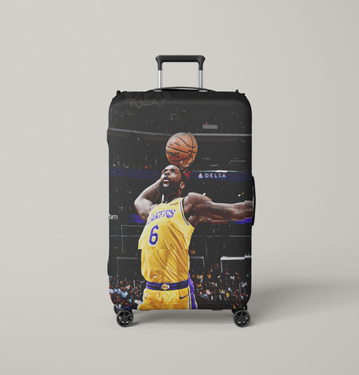 lakers six take a shoot Luggage Covers | Suitcase