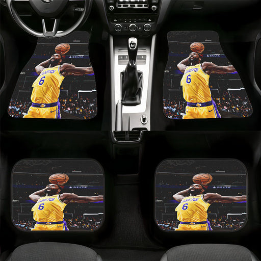 lakers six take a shoot Car floor mats Universal fit