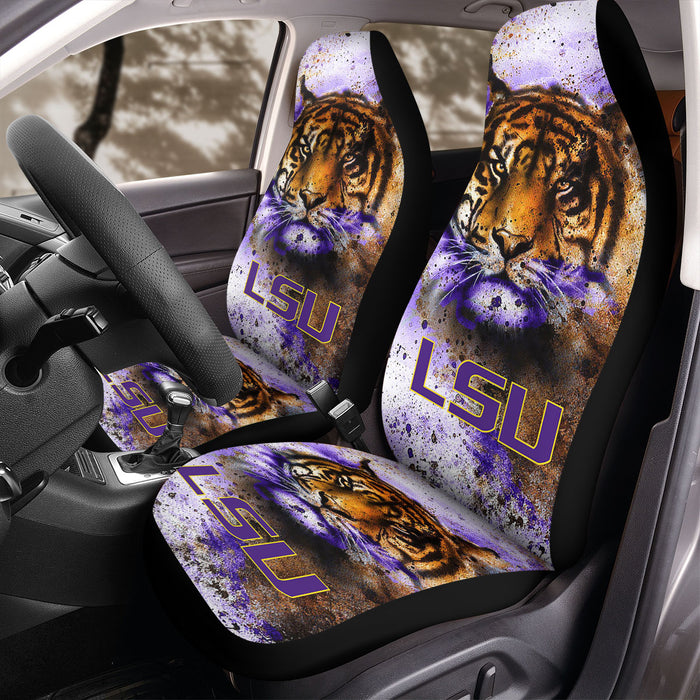 Tigers LSU Logo Wallpaper Car Seat Covers