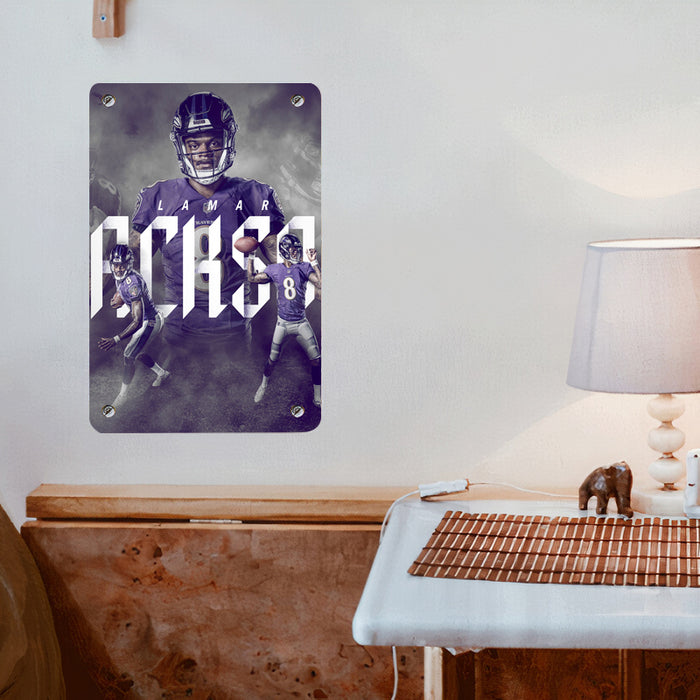 lamar jackson baltimore ravens Poster Metal print wall art