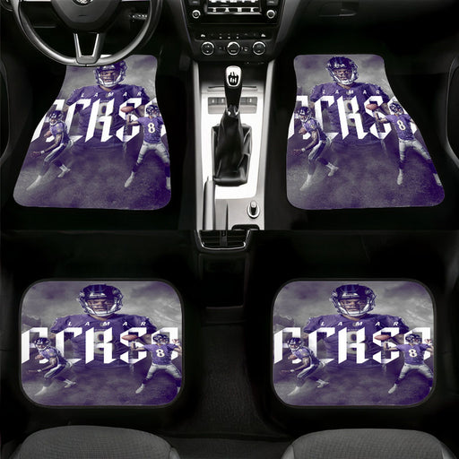 lamar jackson baltimore ravens Car floor mats Universal fit