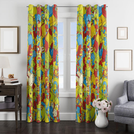 lego toys kids collection window Curtain