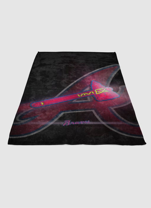 tomahawk and the braves soft fleece blanket