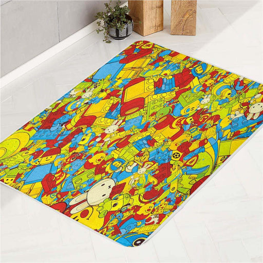 lego toys kids collection bath rugs