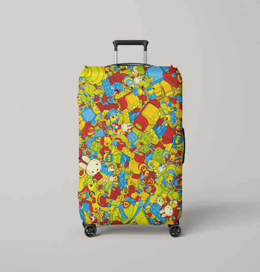 lego toys kids collection Luggage Cover | suitcase