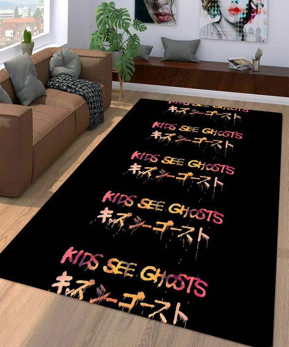 kids see ghost japan Living room carpet rugs