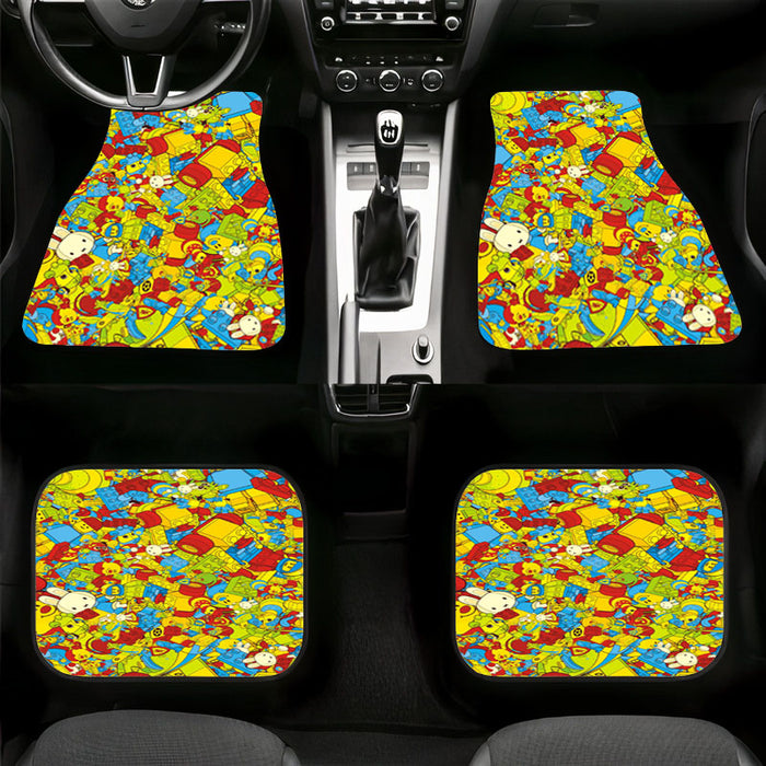 lego toys kids collection Car floor mats Universal fit