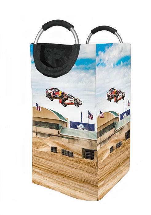 landing offroad car racing Laundry Hamper | Laundry Basket