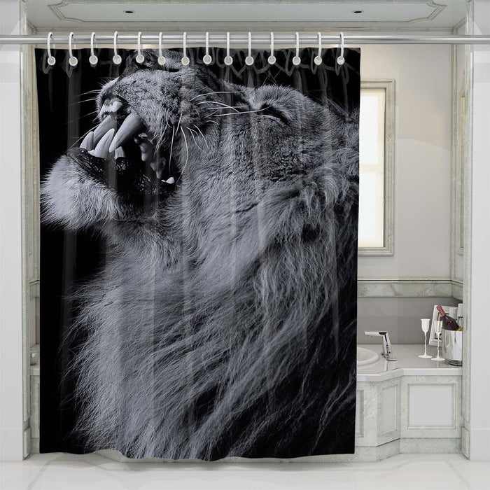 king of lion shower curtains