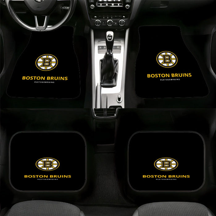 lets go bruins boston bruins Car floor mats Universal fit