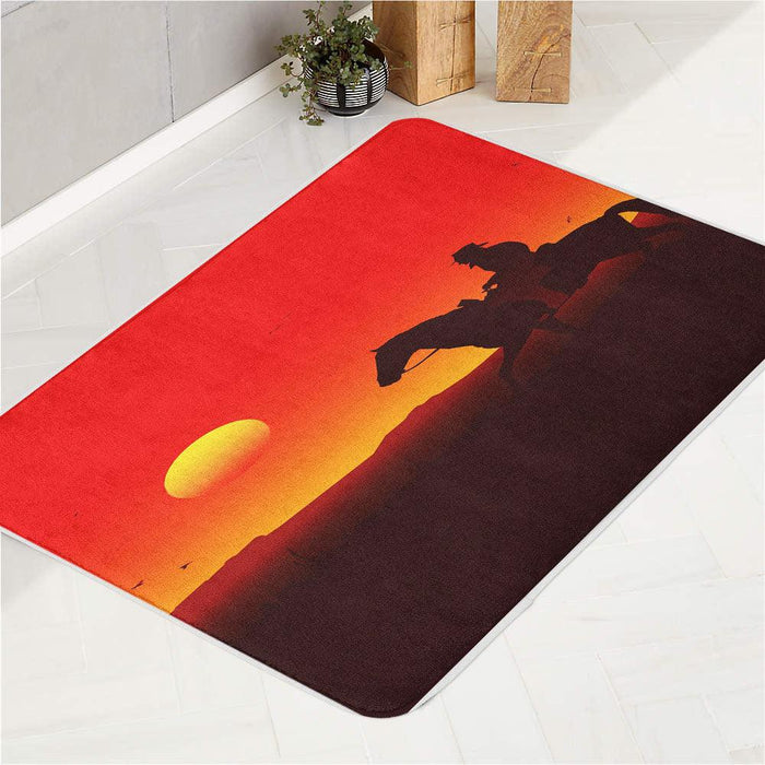 life of cowboy arthur morgan bath rugs