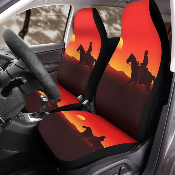 life of cowboy arthur morgan Car Seat Covers