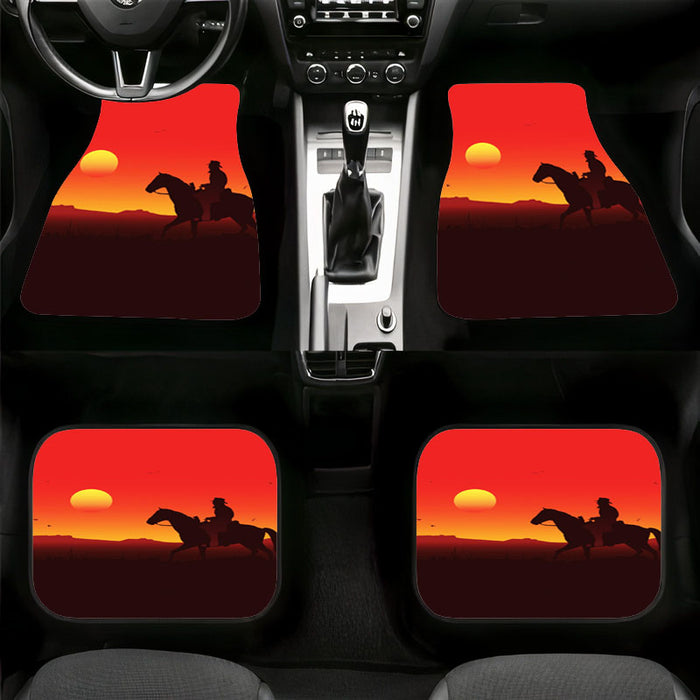 life of cowboy arthur morgan Car floor mats Universal fit