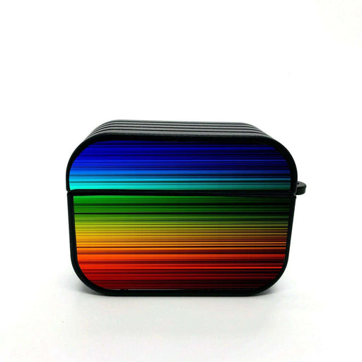 light speed colorful lines airpods case