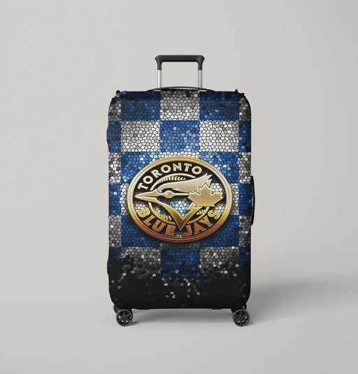 toronto blue jays glitter logo Luggage Cover | suitcase