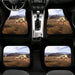 landscape of circuit of car racing Car floor mats Universal fit