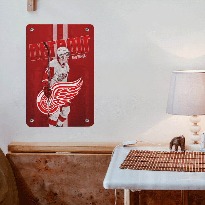 Larkin Detroit Red Wings Poster Metal print wall art