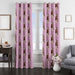 lana del rey pink window curtains