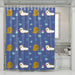 lil dogs very cute pets shower curtains