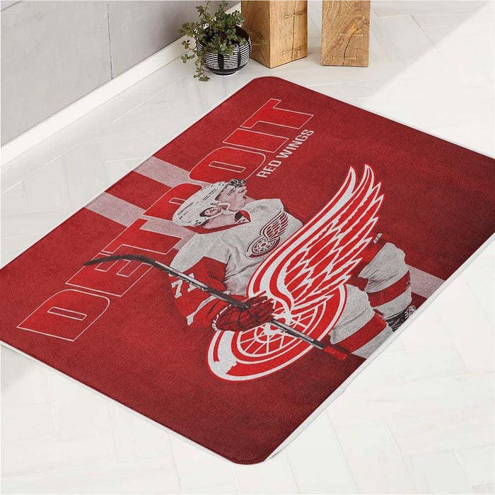 Larkin Detroit Red Wings bath rugs