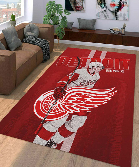 Larkin Detroit Red Wings Living room carpet rugs