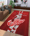 Larkin Detroit Red Wings Living room carpet rugs