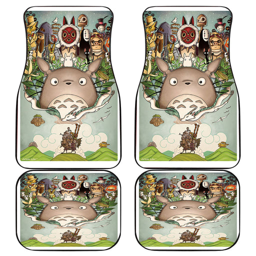 Totoro Mononoke Car floor mats Universal fit