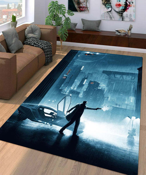 lapd blade runner 2049 Living room carpet rugs